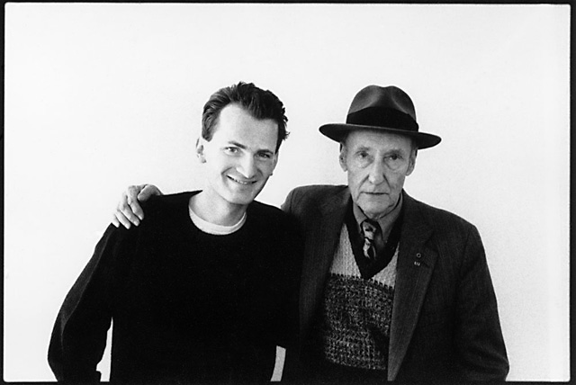 Chris Buck and William S. Burroughs. A snapshot together after their sitting in Toronto, April 25, 1989.